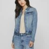 Vila Geknöpfte - Spijkerjas - Light Blue Denim -Dames ecd8fde356a74767aa679c0c79e45e6a