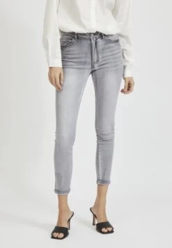 Vila Slim Fit Jeans - Light Grey Denim