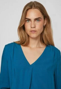 Vila Jolly Ls-Noos - Blouse - Moroccan Blue -Dames efc8e8ebc65e4884bf10850b9194aedf