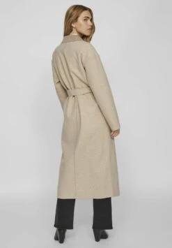 Vila Gebundener Longline - Trenchcoat - Brown Lentil -Dames f0c78cf6d4e04deaa77299eea84e60ae