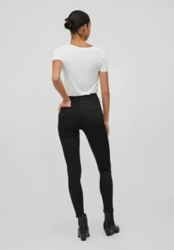 Vila Jeans Skinny Fit - Black Denim -Dames f13f5d34afc94152b72ed4e31d50c377