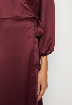 Vila Viellie 7/8 Wrap Dress - Galajurk - Burgundy -Dames f28fef99abcc4a3e9ebf5f9385acbf7a