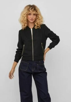 Vila Reissverschluss - Bomberjacks - Black