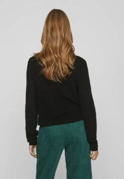 Vila Langärmeliger - Trui - Black -Dames f30d2af9c79147418d9b6a83d73bd3db