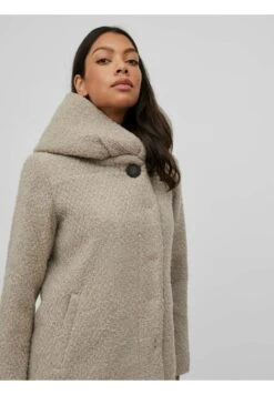 Vila Halflange Jas - Natural Melange -Dames f339a914cef34b8ab85c7f06b3096e01