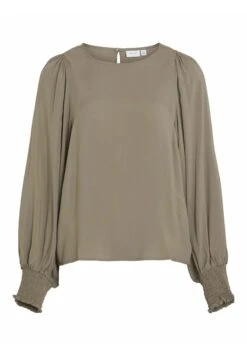 Vila Vibana Sleeve - Blouse - Brown Lentil -Dames f366f141c7b9488c9ebf5562f82401ac