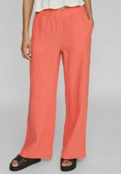 Vila High Waist Straight Fit - Broek - Hot Coral