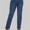Vila Straight Leg Jeans - Dark Blue Denim -Dames f7207e6d6bc24180981dd0d4239c4592