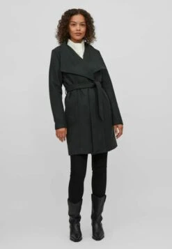 Vila Halflange Jas - Darkest Spruce