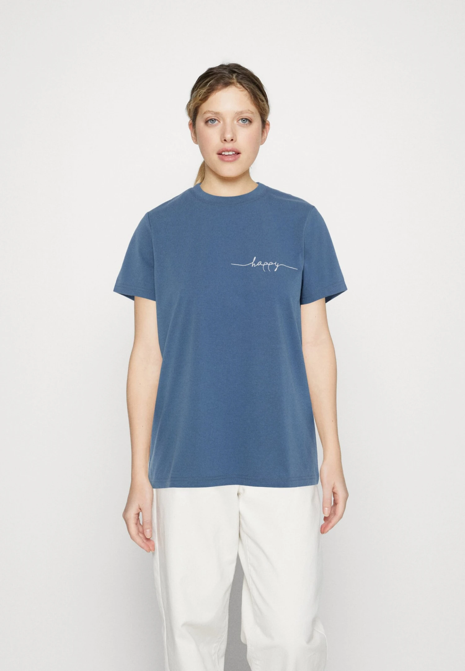 Vila Vipure Love- T-Shirt Print - Federal Blue 3 Vila Vipure Love- T-Shirt Print - Federal Blue