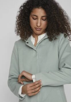 Vila Halflange Jas - Green Milieu -Dames fc0bd282fd8d48779aedb7a8949438ce