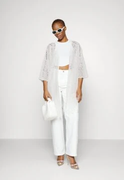 Vila Vinola Fringle Kimono - Lichte Jas - Snow White -Dames fe2810c58518493d864cb37567c39cbc