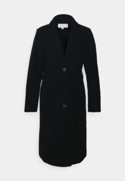 Vila Vipoko Long Belt Coat - Mantel - Black -Dames fe81184dac43449c97c9d970c1281866