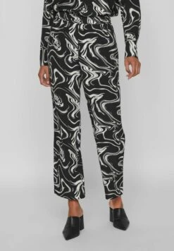 Vila Grafikprint - Broek - Black